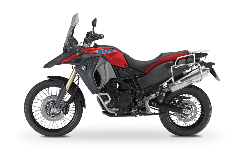 BMW F800GS Adventure Racing Red ADV Tank Stickers - Image 2