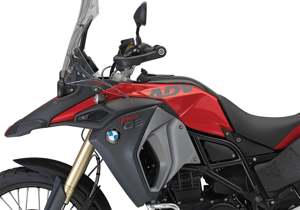 BMW F800GS Adventure Racing Red ADV Tank Stickers - Image 9
