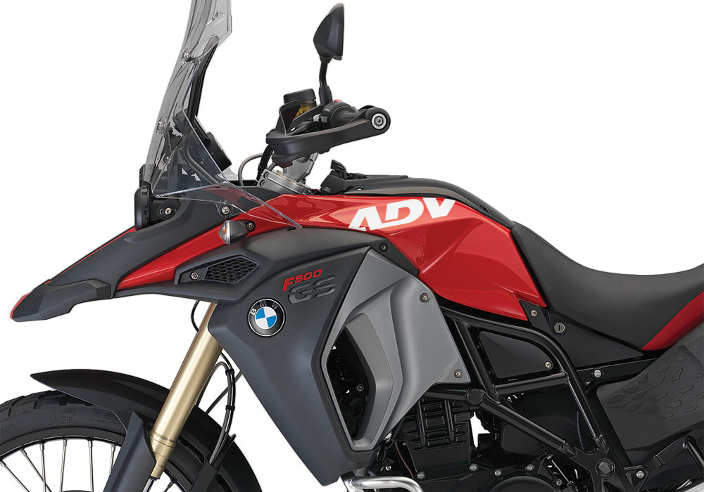 BMW F800GS Adventure Racing Red ADV Tank Stickers - Image 5
