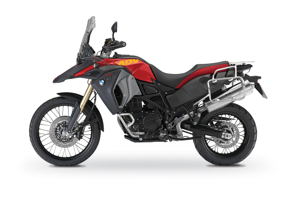 BMW F800GS Adventure Racing Red ADV Tank Stickers - Image 4