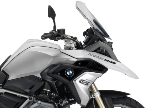 BMW R1200GS LC 2017+ Light White Fender Stickers