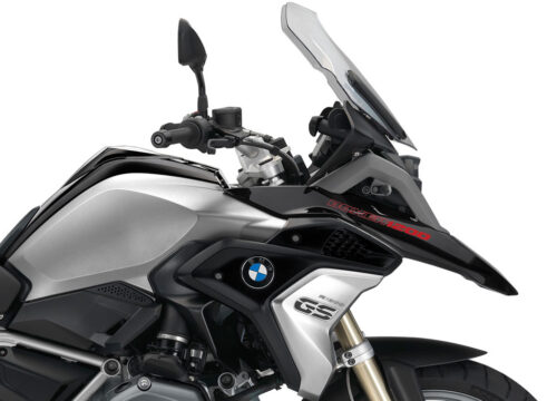 BMW R1200GS LC 2017+ Black Storm Fender Stickers
