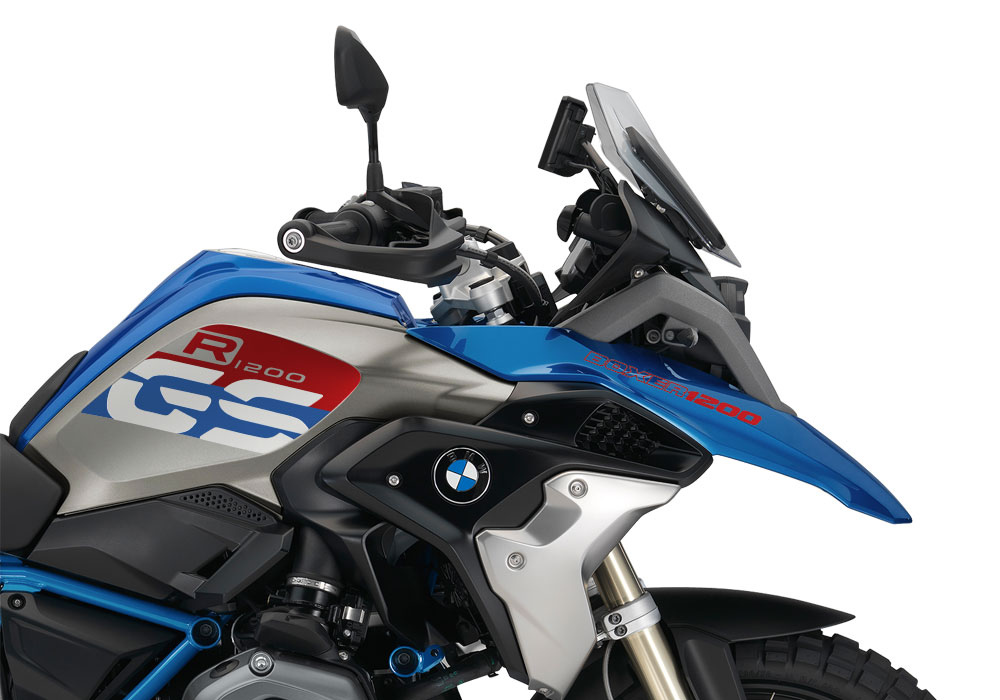 BMW R1200GS LC 2017+ Lupine Blue Metallic Rallye Fender Stickers - Image 3