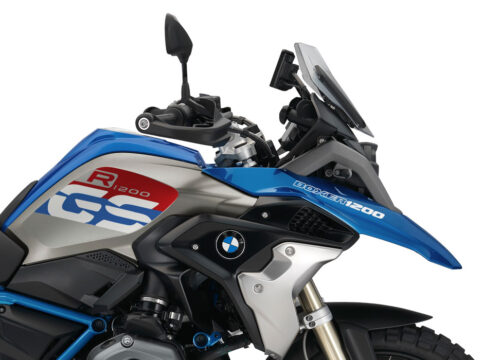 BMW R1200GS LC 2017+ Lupine Blue Metallic Rallye Fender Stickers