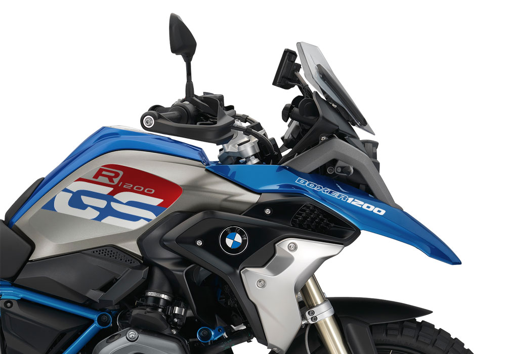BMW R1200GS LC 2017+ Lupine Blue Metallic Rallye Fender Stickers
