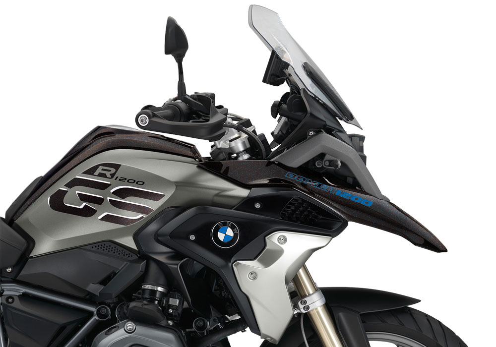 BMW R1200GS LC 2017+ Ice Chocolate Metallic Exclusive Fender Stickers - Image 6