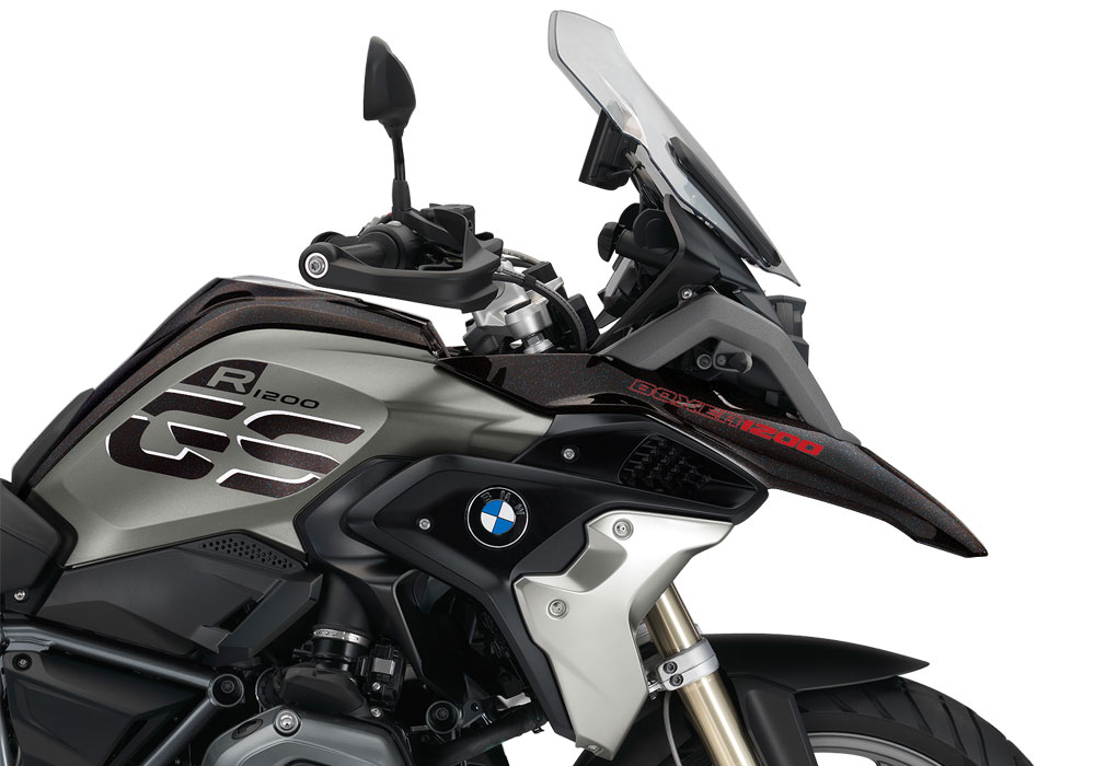 BMW R1200GS LC 2017+ Ice Chocolate Metallic Exclusive Fender Stickers