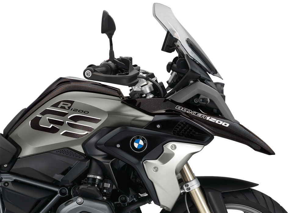 BMW R1200GS LC 2017+ Ice Chocolate Metallic Exclusive Fender Stickers - Image 3