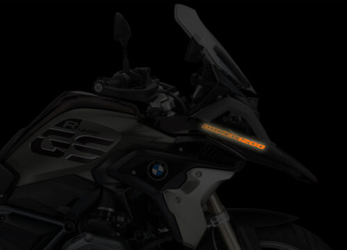 BMW R1200GS LC 2017+ Ice Chocolate Metallic Exclusive Reflective Fender Stickers