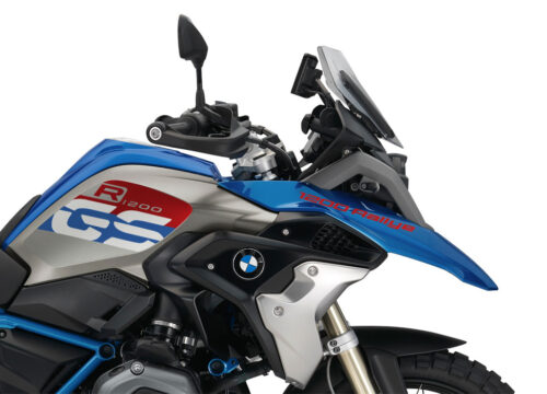 BMW R1200GS LC 2017+ Lupine Blue Metallic Rallye Fender Stickers