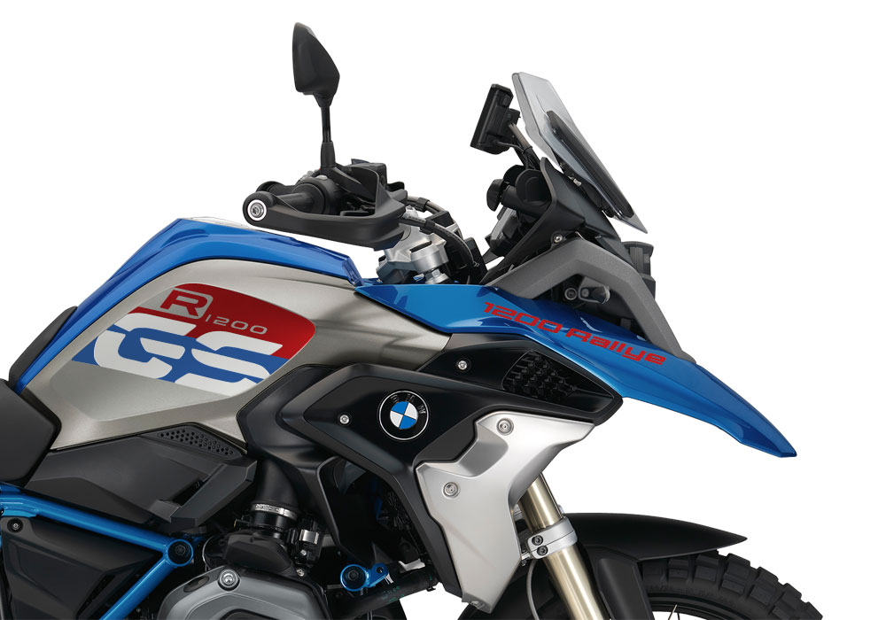 BMW R1200GS LC 2017+ Lupine Blue Metallic Rallye Fender Stickers