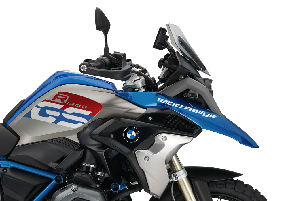BMW R1200GS LC 2017+ Lupine Blue Metallic Rallye Fender Stickers - Image 3