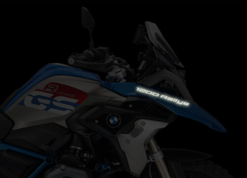 BMW R1200GS LC 2017+ Lupine Blue Metallic Rallye Reflective Fender Stickers