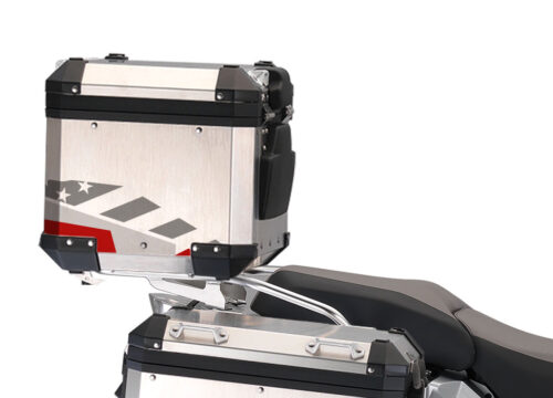 BMW Aluminum Top Box M90 Red Camo Stickers Kit