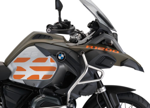 BMW R1200GS LC Adventure Olive Matte GS-Line Side Tank One Color Stickers