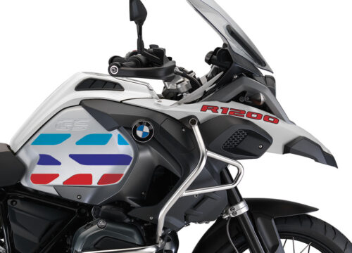 BMW R1200GS LC Adventure Alpine White GS-Line Side Tank Stickers