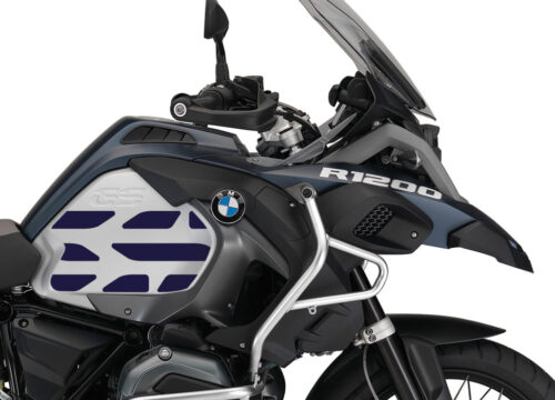 BMW R1200GS LC Adventure Ocean Blue GS-Line Side Tank One Color Stickers