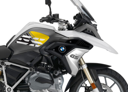 BMW R1200GS LC 2017+ Light White Style Anniversary LE Yellow Side Tank Stickers