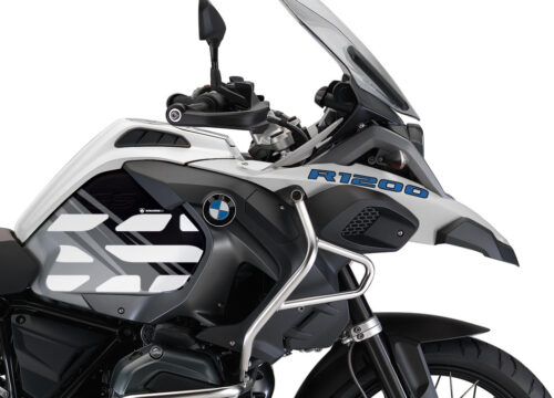BMW R1200GS LC Adventure Alpine White Style Anniversary LE Black Side Tank Stickers