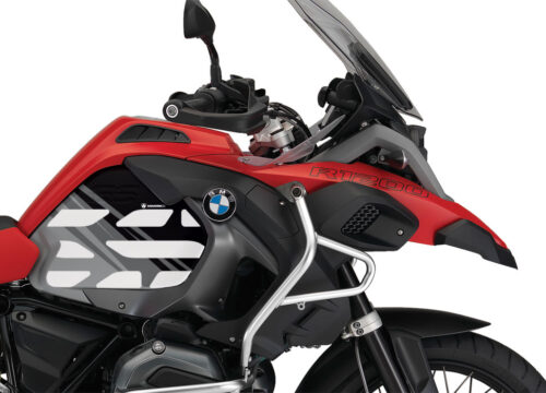 BMW R1200GS LC Adventure Racing Red Style Anniversary LE Black Side Tank Stickers
