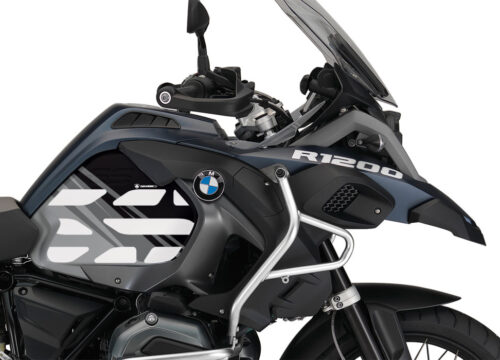 BMW R1200GS LC Adventure Ocean Blue Style Anniversary LE Black Side Tank Stickers