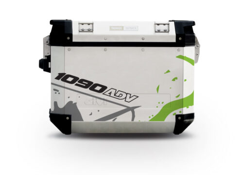 Givi Trekker Outback Side Panniers Safari Toxic Green Stickers Kit