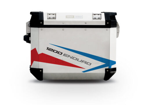 Givi Trekker Outback Side Panniers Spike Blue & Red Stickers Kit