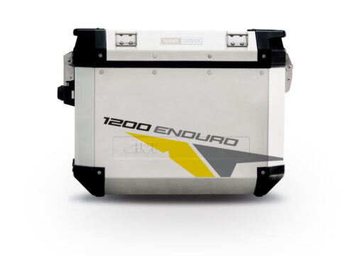 Givi Trekker Outback Side Panniers Velos Yellow Stickers Kit