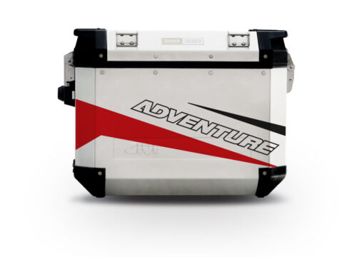Givi Trekker Outback Side Panniers Vivo Red Stickers Kit