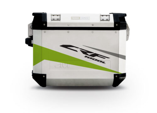 Givi Trekker Outback Side Panniers Vivo Toxic Green  Stickers Kit