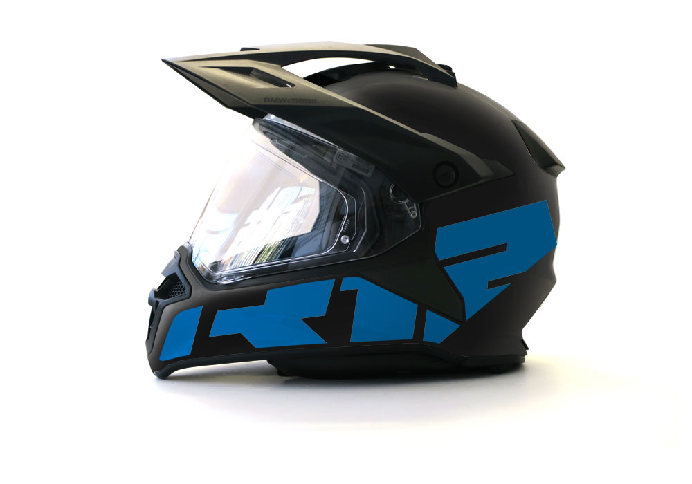 BMW GS Enduro Helmet (Black) R12 Stickers Kit - Image 10