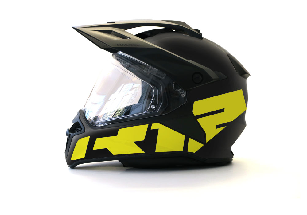 BMW GS Enduro Helmet (Black) R12 Stickers Kit - Image 8