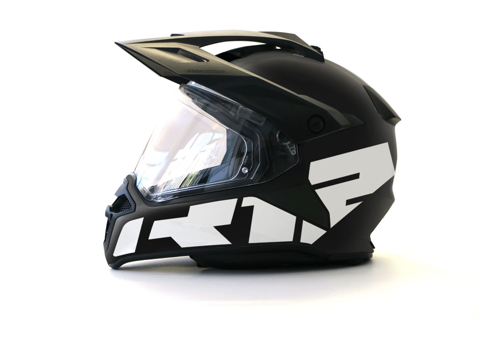 BMW GS Enduro Helmet (Black) R12 Stickers Kit - Image 4