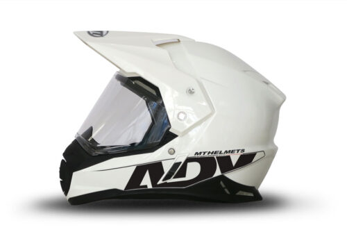 MT Synchrony Duo Sport Helmet (White) ADV Stickers