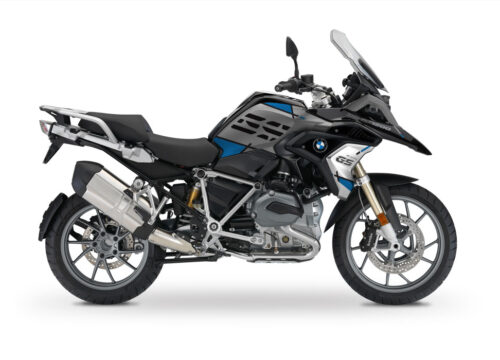 BMW R1200GS LC 2017+ Black Storm Vector Series Blue Stickers Kit