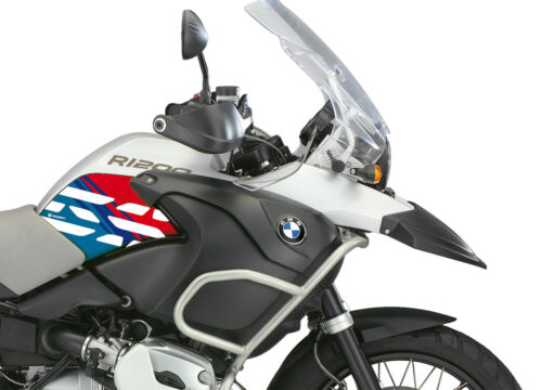 BMW R1200GS Adventure 2006-2007 Alpine White Style Anniversary LE M-Sport Side Tank Stickers