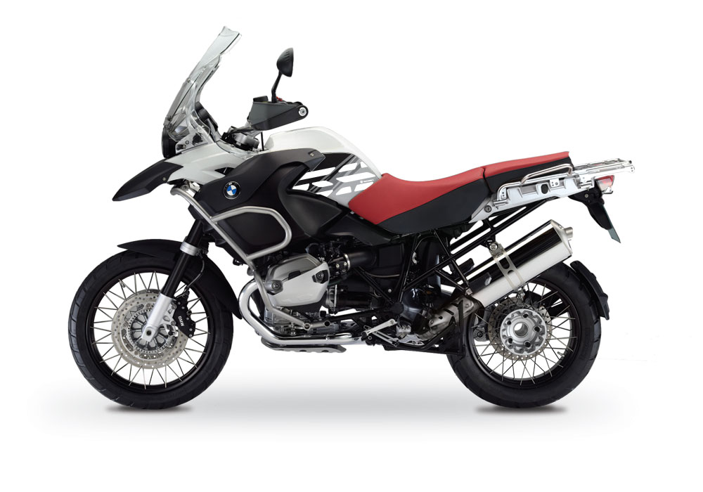 BMW R1200GS Adventure 2008-2013 Alpine White Style Anniversary LE Black Side Tank Stickers - Image 3