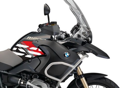 BMW R1200GS Adventure 2008-2013 Midnight Black Style Anniversary LE Red Side Tank Stickers