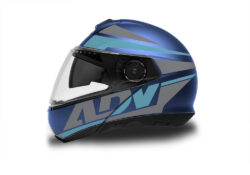 Schuberth C4/ C4 Pro Helmet (Blue) Vivo Series Silver & Light Blue