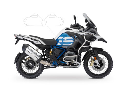 BPRF 2931 BMW R1200GS Adventure LC Alpine White Rallye 2018 Tank Side Self Healing Protective Film 01 1