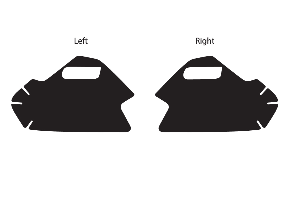 BPRF 2931 BMW R1200GS Adventure LC Alpine White Rallye 2018 Tank Side Self Healing Protective Film 03 1