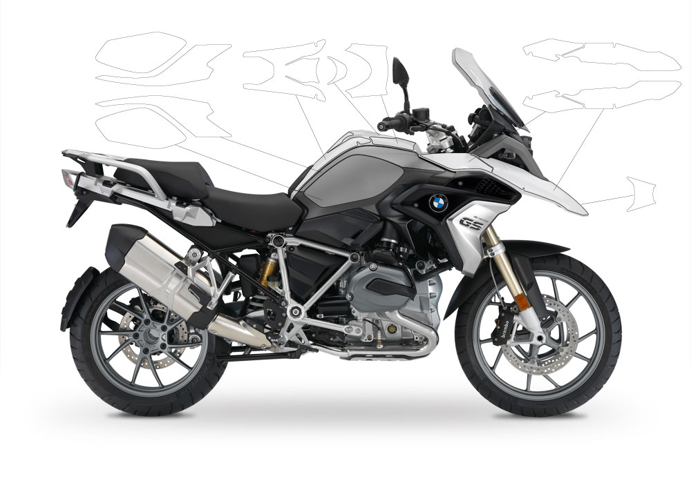 BMW R1200GS LC 2017+ Self-Healing Full Protective Film