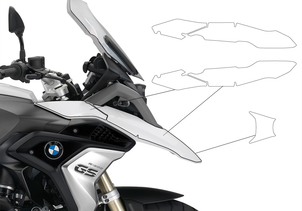 BMW R1200GS LC 2017+ Self-Healing Full Protective Film - Image 3
