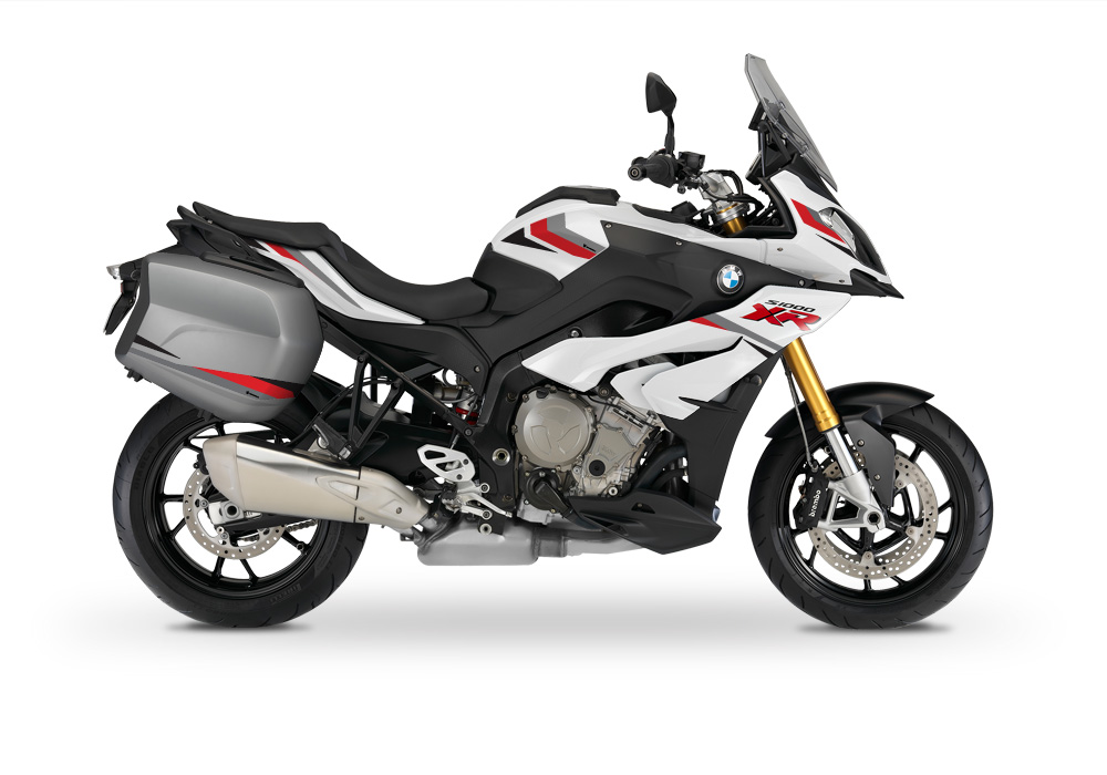 BMW Touring Side Panniers Alive Red & Black Stickers Kit - Image 2