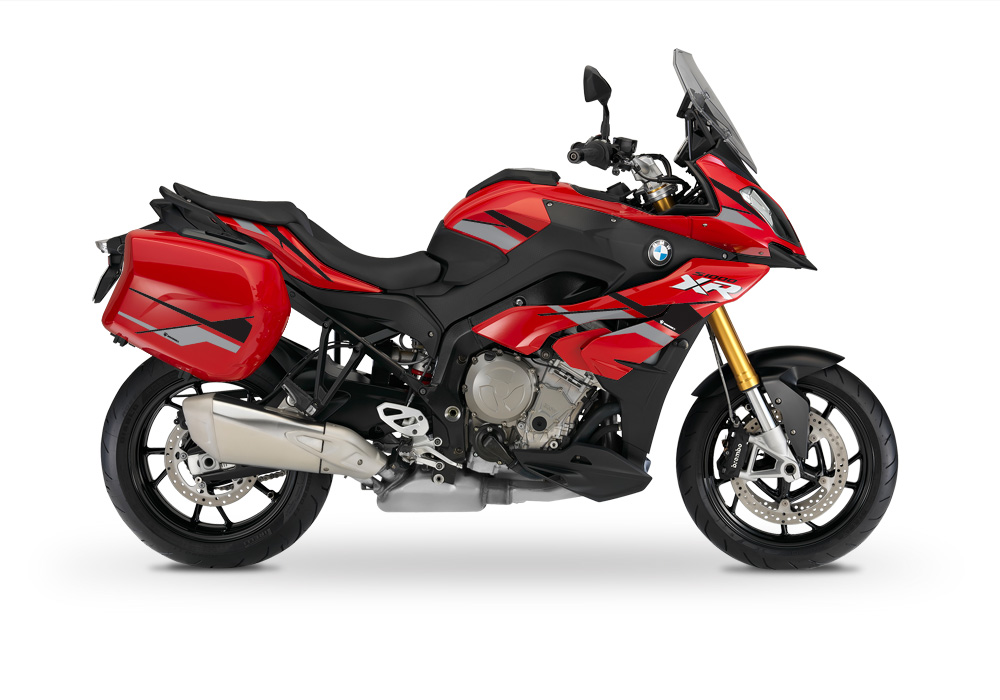 BMW Touring Side Panniers Stingray Black & Grey Stickers Kit - Image 2