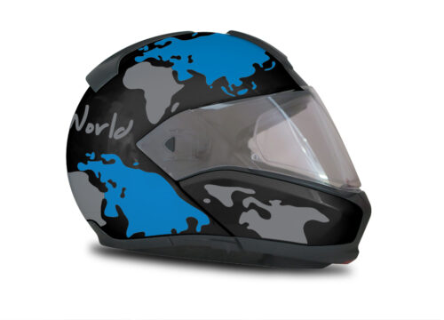 HEL 2945 BMW System 6 Sapphire Black Metallic The Globe Series Blue Silver Stickers Kit 02 1