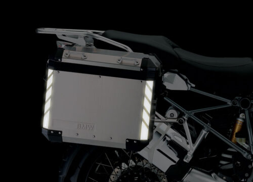 BSTI 3067 BMW R1200GS LC Adventure Panniers Black Reflective Stripes Stickers Kit 04