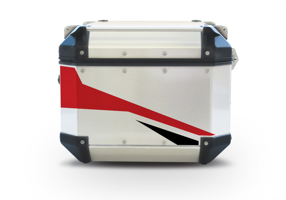 Givi Trekker Outback Top Box Alive Black & Red Stickers Kit