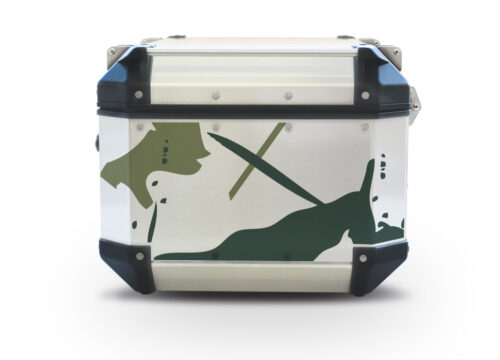 Givi Trekker Outback Top Box Safari Military Greens Stickers Kit