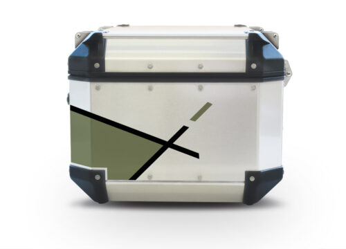Givi Trekker Outback Top Box Vector Military Green Stickers Kit